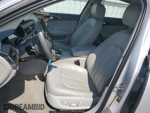 2014 Audi A6 Premium Plus with VIN WAUFMAFC6EN013641, listed as a Copart auction lot 54417055 with 95,749 mi miles and Salvage title. Bid and sale history available at DreamBid. Image 7.