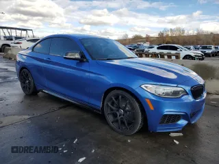 2015 BMW 2 Series M235i with VIN WBA1J7C51FV289318, listed as a Copart auction lot 78651184 with 92,326 mi miles and Salvage Title. Bid and sale history available at carsss.com. Image 4.