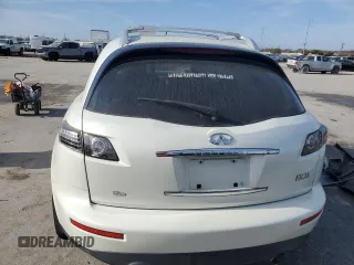 2006 Infiniti FX35 with VIN JNRAS08U96X106548, listed as a Copart auction lot 41825705 with 133,527 mi miles and Salvage Title. Bid and sale history available at carsss.com. Image 6.