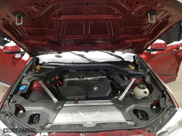 2020 BMW X4 xDrive30i with VIN 5UX2V1C06L9D65361, listed as a Copart auction lot 87350454 with 0 mi miles and Salvage Title. Bid and sale history available at carsss.com. Image 14.