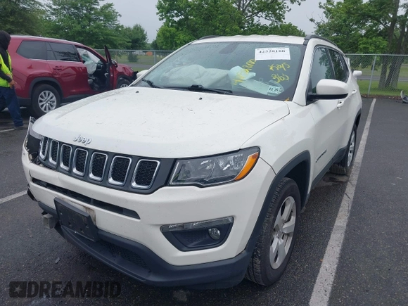 2021 Jeep Compass Latitude with VIN 3C4NJDBB6MT537568, listed as a IAAI auction lot 42528180 with 74,003 mi miles and . Bid and sale history available at DreamBid. Image 17.