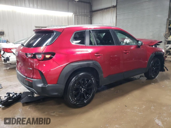 2025 Mazda CX-50 S Preferred with VIN 7MMVABBM0SN340561, listed as a Copart auction lot 50133805 with 1,169 mi miles and Non Repairable. Bid and sale history available at DreamBid. Image 3.