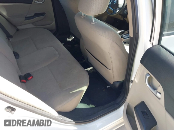 2013 Honda Civic LX with VIN 2HGFB2F57DH580580, listed as a IAAI auction lot 41673421 with 148,675 mi miles and . Bid and sale history available at DreamBid. Image 8.