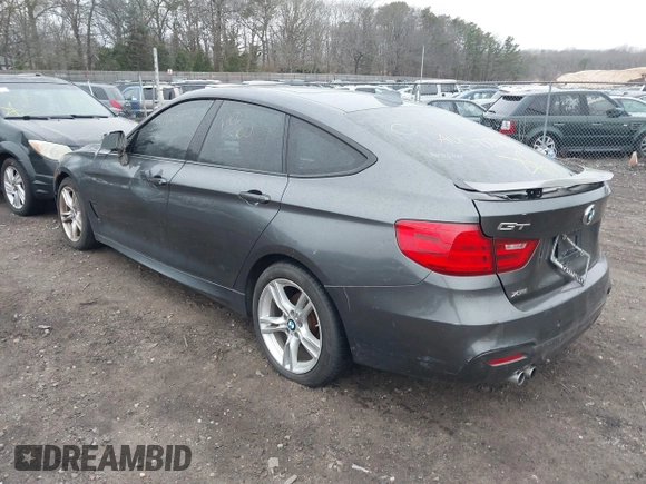 2015 BMW 3 Series 328i Gran Turismo xDrive with VIN WBA3X5C52FD561361, listed as a IAAI auction lot 41927798 with Not provided miles and . Bid and sale history available at DreamBid. Image 3.