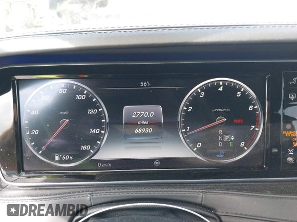 2015 Mercedes-Benz S 550 with VIN WDDUG8CB1FA190490, listed as a IAAI auction lot 42022684 with 68,930 mi miles and . Bid and sale history available at DreamBid. Image 7.