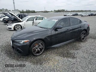 2019 Alfa Romeo Giulia Quadrifoglio with VIN ZARFAMEV5K7615680, listed as a Copart auction lot 85632004 with 36,803 mi miles and Salvage title. Bid and sale history available at DreamBid. Image 1.