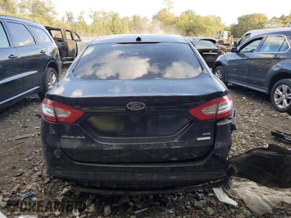 2016 Ford Fusion SE with VIN 3FA6P0HD2GR273891, listed as a Copart auction lot 41450945 with 0 mi miles and Non Repairable. Bid and sale history available at carsss.com. Image 6.