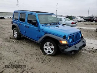 2023 Jeep Wrangler Sport S with VIN 1C4HJXDG9PW543144, listed as a Copart auction lot 43745495 with 36,989 mi miles and Salvage Title. Bid and sale history available at DreamBid. Image 11.