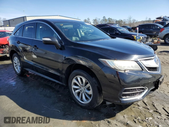 2016 Acura RDX Tech Pkg with VIN 5J8TB4H59GL023754, listed as a Copart auction lot 42636925 with 160,185 mi miles and Salvage Title. Bid and sale history available at carsss.com. Image 4.