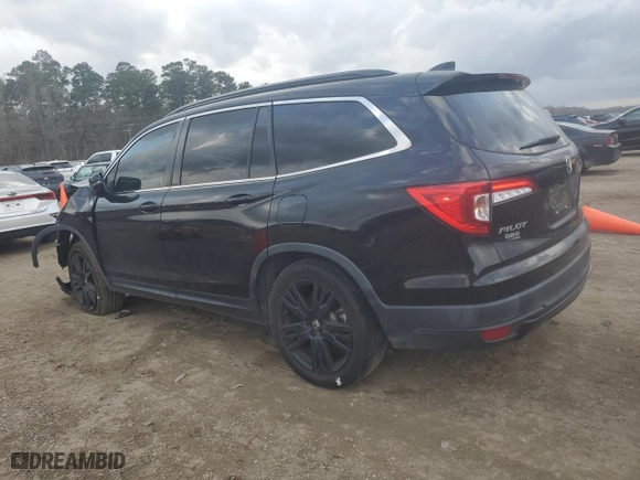 2021 Honda Pilot Special Edition with VIN 5FNYF5H29MB022140, listed as a Copart auction lot 45154055 with 87,294 mi miles and Salvage Title. Bid and sale history available at carsss.com. Image 2.