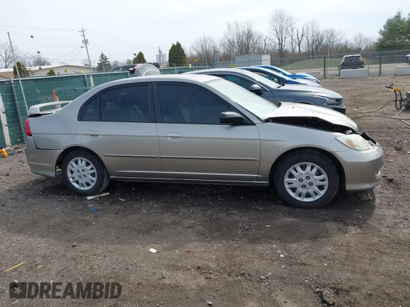 2004 Honda Civic LX with VIN 1HGES16564L001099, listed as a IAAI auction lot 41830582 with 157,151 mi miles. Bid and sale history available at carsss.com. Image 13.