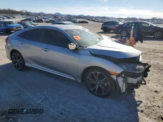 2021 Honda Civic Sedan Sport with VIN 2HGFC2F80MH547332, listed as a Copart auction lot 46419305 with 0 mi miles and Salvage Title. Bid and sale history available at carsss.com. Image 4.