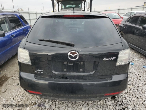 2012 Mazda CX-7 i Sport with VIN JM3ER2B58C0415191, listed as a Copart auction lot 76891034 with 175,718 mi miles and Salvage Title. Bid and sale history available at carsss.com. Image 6.
