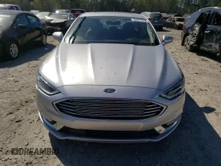 2018 Ford Fusion Hybrid Titanium with VIN 3FA6P0RU6JR155543, listed as a Copart auction lot 46081033 with 76,466 mi miles. Bid and sale history available at carsss.com. Image 5.