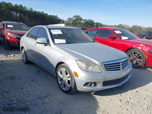 2009 Mercedes-Benz C-Class 3.0L Sport with VIN WDDGF54X09R051448, listed as a IAAI auction lot 41898464 with 85,375 mi miles. Bid and sale history available at carsss.com. Image 1.