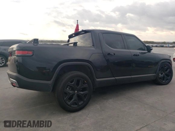 2023 Rivian R1T Adventure with VIN 7FCTGBAA4PN029939, listed as a Copart auction lot 78209134 with 3,681 mi miles and Salvage Title. Bid and sale history available at carsss.com. Image 3.
