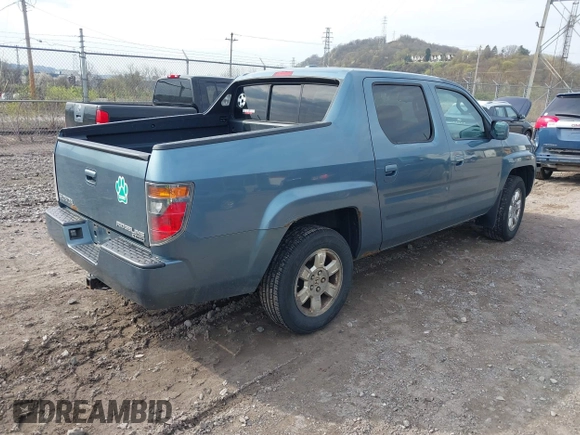 2008 Honda Ridgeline RTL with VIN 2HJYK16528H528826, listed as a IAAI auction lot 42016635 with 128,810 mi miles. Bid and sale history available at carsss.com. Image 4.