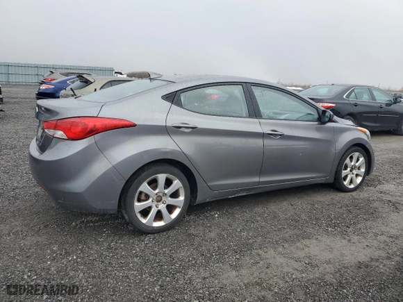 2013 Hyundai Elantra Limited with VIN 5NPDH4AE6DH383317, listed as a Copart auction lot 50573245 with 182,380 mi miles and Clean Title. Bid and sale history available at carsss.com. Image 3.