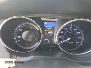 2012 Hyundai Sonata Hybrid z VIN KMHEC4A41CA035615, wystawiony jako Copart lot #57232455 z przebiegiem 177 688 mil mil oraz Szkoda całkowita • Salvage title. Historia ofert i sprzedaży dostępna na DreamBid. Obrazek 9.