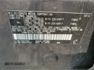 2017 Toyota RAV4 LE z VIN JTMBFREV3HJ118680, wystawiony jako Copart lot #60592805 z przebiegiem 213 787 mil mil oraz Szkoda całkowita • Salvage title. Historia ofert i sprzedaży dostępna na DreamBid. Obrazek 13.