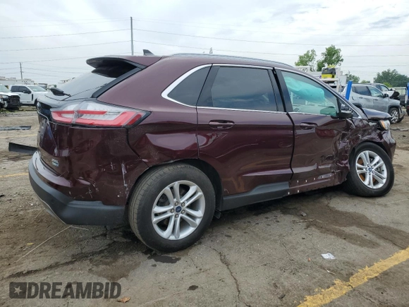 2020 Ford Edge SEL with VIN 2FMPK4J92LBB18286, listed as a Copart auction lot 59431204 with 41,607 mi miles and Non Repairable. Bid and sale history available at carsss.com. Image 3.