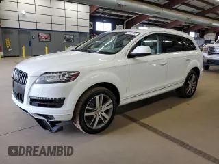 2015 Audi Q7 3.0T Premium Plus with VIN WA1LGAFE2FD002409, listed as a Copart auction lot 54202165 with 195,752 mi miles and Clean Title. Bid and sale history available at carsss.com. Image 1.