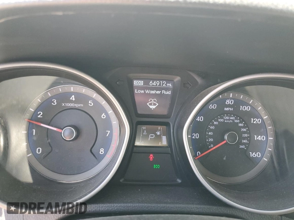 2016 Hyundai Elantra GT with VIN KMHD35LH7GU317005, listed as a Copart auction lot 65680554 with 64,912 mi miles and Salvage Title. Bid and sale history available at carsss.com. Image 9.