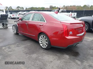 2015 Cadillac ATS Sedan Luxury RWD with VIN 1G6AB5RX6F0107304, listed as a IAAI auction lot 40934454 with 89,638 mi miles. Bid and sale history available at carsss.com. Image 3.