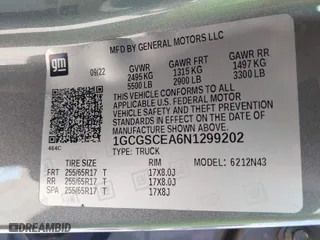 2022 Chevrolet Colorado 2WD LT with VIN 1GCGSCEA6N1299202, listed as a IAAI auction lot 41634986 with 39,762 mi miles. Bid and sale history available at carsss.com. Image 9.