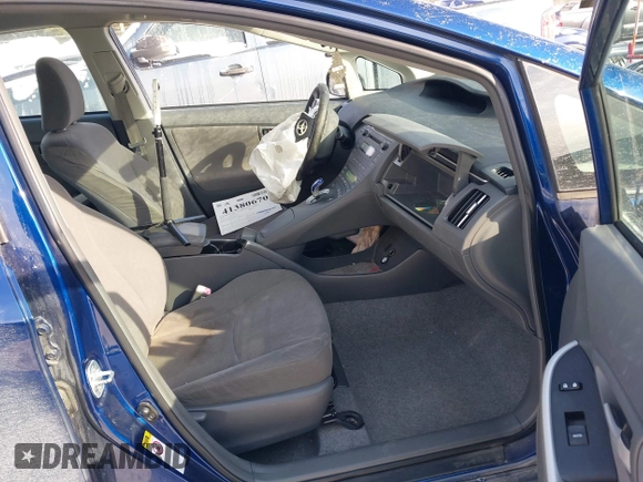 2011 Toyota Prius I with VIN JTDKN3DU8B1359456, listed as a IAAI auction lot 41380670 with 18,348 mi miles and . Bid and sale history available at DreamBid. Image 5.