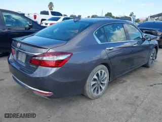 2017 Honda Accord Hybrid EX-L with VIN JHMCR6F55HC027812, listed as a IAAI auction lot 41550180 with 8,539 mi miles. Bid and sale history available at carsss.com. Image 4.