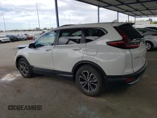 2022 Honda CR-V EX-L with VIN 2HKRW1H87NH406602, listed as a Copart auction lot 52801425 with 13,159 mi miles and Salvage Title. Bid and sale history available at carsss.com. Image 2.