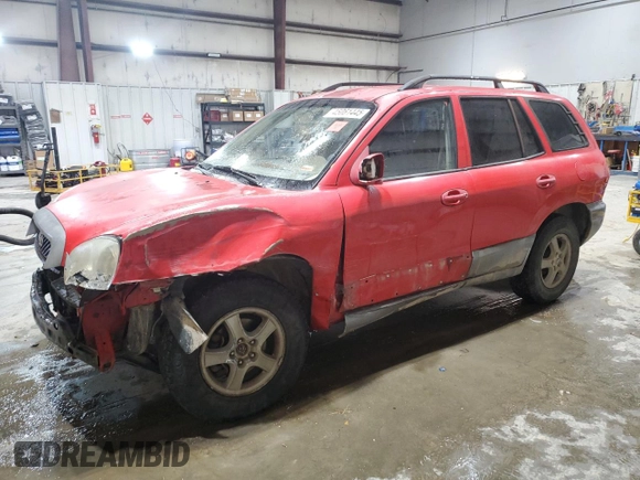 2004 Hyundai Santa Fe GLS with VIN KM8SC73D24U625274, listed as a Copart auction lot 45061445 with 248,631 mi miles and Salvage Title. Bid and sale history available at carsss.com. Image 1.