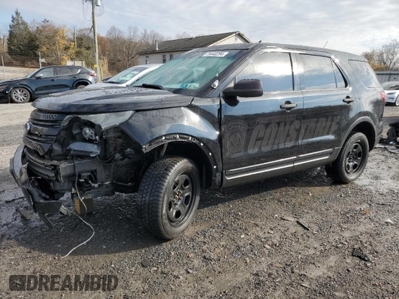 2014 Ford Utility Police Interceptor with VIN 1FM5K8AR8EGB19937, listed as a Copart auction lot 79440294 with 140,325 mi miles and Salvage Title. Bid and sale history available at carsss.com. Image 1.
