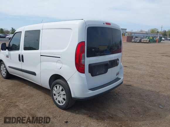 2017 Ram ProMaster City Cargo Tradesman SLT with VIN ZFBERFBBXH6D69847, listed as a IAAI auction lot 42113553 with 223,315 mi miles and . Bid and sale history available at DreamBid. Image 3.