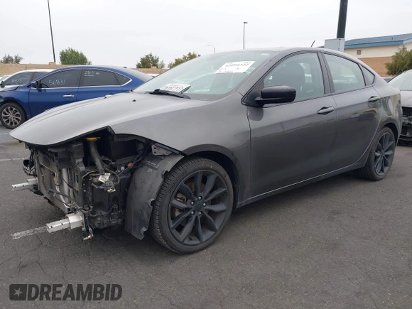 2016 Dodge Dart SXT Sport with VIN 1C3CDFFA4GD804135, listed as a IAAI auction lot 42094322 with 115,064 mi miles. Bid and sale history available at carsss.com. Image 2.
