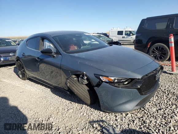 2024 Mazda 3 S Carbon Edition with VIN JM1BPBLM4R1714705, listed as a Copart auction lot 69140474 with 1,808 mi miles and Salvage Title. Bid and sale history available at DreamBid. Image 4.