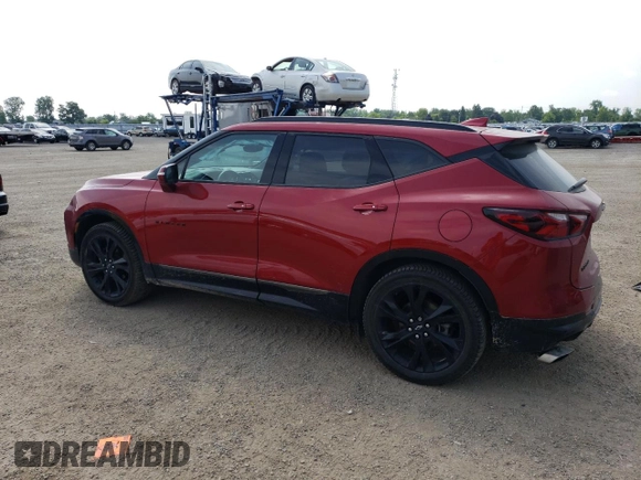 2021 Chevrolet Blazer RS with VIN 3GNKBKRS8MS527583, listed as a Copart auction lot 60694995 with 82,741 mi miles and Clean title. Bid and sale history available at DreamBid. Image 2.