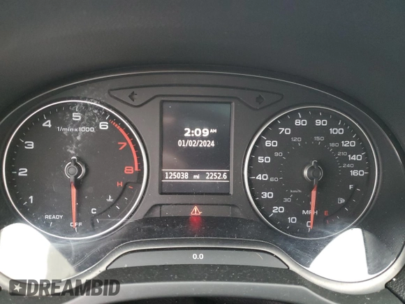 2017 Audi A3 Sedan Premium with VIN WAUAUGFF5H1041806, listed as a Copart auction lot 81846793 with 125,038 mi miles. Bid and sale history available at carsss.com. Image 9.