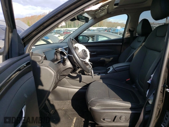 2023 Hyundai Tucson SEL with VIN 5NMJFCAE2PH186035, listed as a Copart auction lot 79243844 with 20,441 mi miles and Salvage Title. Bid and sale history available at carsss.com. Image 7.