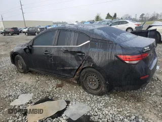 2024 Nissan Sentra S with VIN 3N1AB8BV9RY357592, listed as a Copart auction lot 50404855 with 35,668 mi miles and Salvage Title. Bid and sale history available at carsss.com. Image 2.