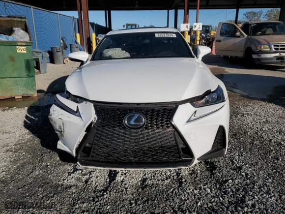 2020 Lexus IS with VIN JTHG81F22L5041015, listed as a Copart auction lot 82097844 with 37,614 mi miles and Salvage Title. Bid and sale history available at carsss.com. Image 5.