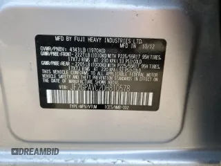 2013 Subaru Crosstrek Premium with VIN JF2GPAVC2DH810578, listed as a Copart auction lot 60107615 with 204,489 mi miles and Clean title. Bid and sale history available at DreamBid. Image 13.