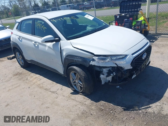 2019 Hyundai Kona SE with VIN KM8K1CAA1KU379581, listed as a IAAI auction lot 41998445 with 64,659 mi miles. Bid and sale history available at carsss.com. Image 1.