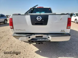 2007 Nissan Titan LE with VIN 1N6BA06AX7N242455, listed as a Copart auction lot 61811175 with 211,040 mi miles and Salvage title. Bid and sale history available at DreamBid. Image 6.