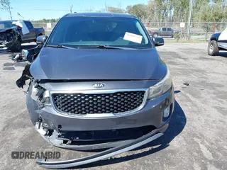 2015 Kia Sedona EX with VIN KNDMC5C16F6020236, listed as a IAAI auction lot 41805718 with 155,176 mi miles. Bid and sale history available at carsss.com. Image 12.