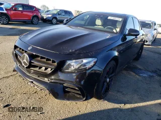 2020 Mercedes-Benz E-Class AMG E 63 S with VIN WDDZF8KB2LA758185, listed as a Copart auction lot 37468133 with 29,186 mi miles. Bid and sale history available at carsss.com. Image 1.