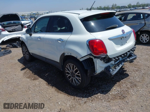 2017 FIAT 500X Lounge with VIN ZFBCFYDB3HP570960, listed as a IAAI auction lot 42326968 with 107,945 mi miles and . Bid and sale history available at DreamBid. Image 3.
