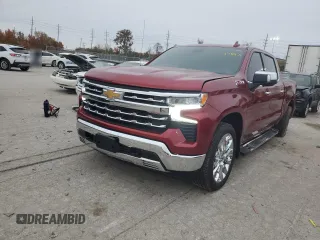 2023 Chevrolet Silverado 1500 LTZ with VIN 1GCUDGED9PZ200505, listed as a Copart auction lot 75871183 with 9,965 mi miles. Bid and sale history available at carsss.com. Image 1.