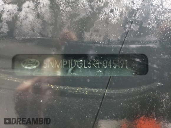 2024 Hyundai Santa Fe SE with VIN 5NMP1DGL3RH045191, listed as a Copart auction lot 41622115 with 4,228 mi miles and Salvage title. Bid and sale history available at DreamBid. Image 12.